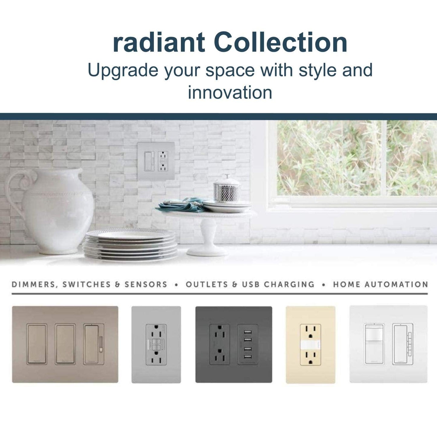 Legrand Radiant Self-Test GFCI Outlet - Tamper Resistant 15A (US Shipped)
