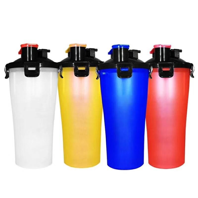 2-in-1 Pet Water Bottle & Food Container with Collapsible Bowl