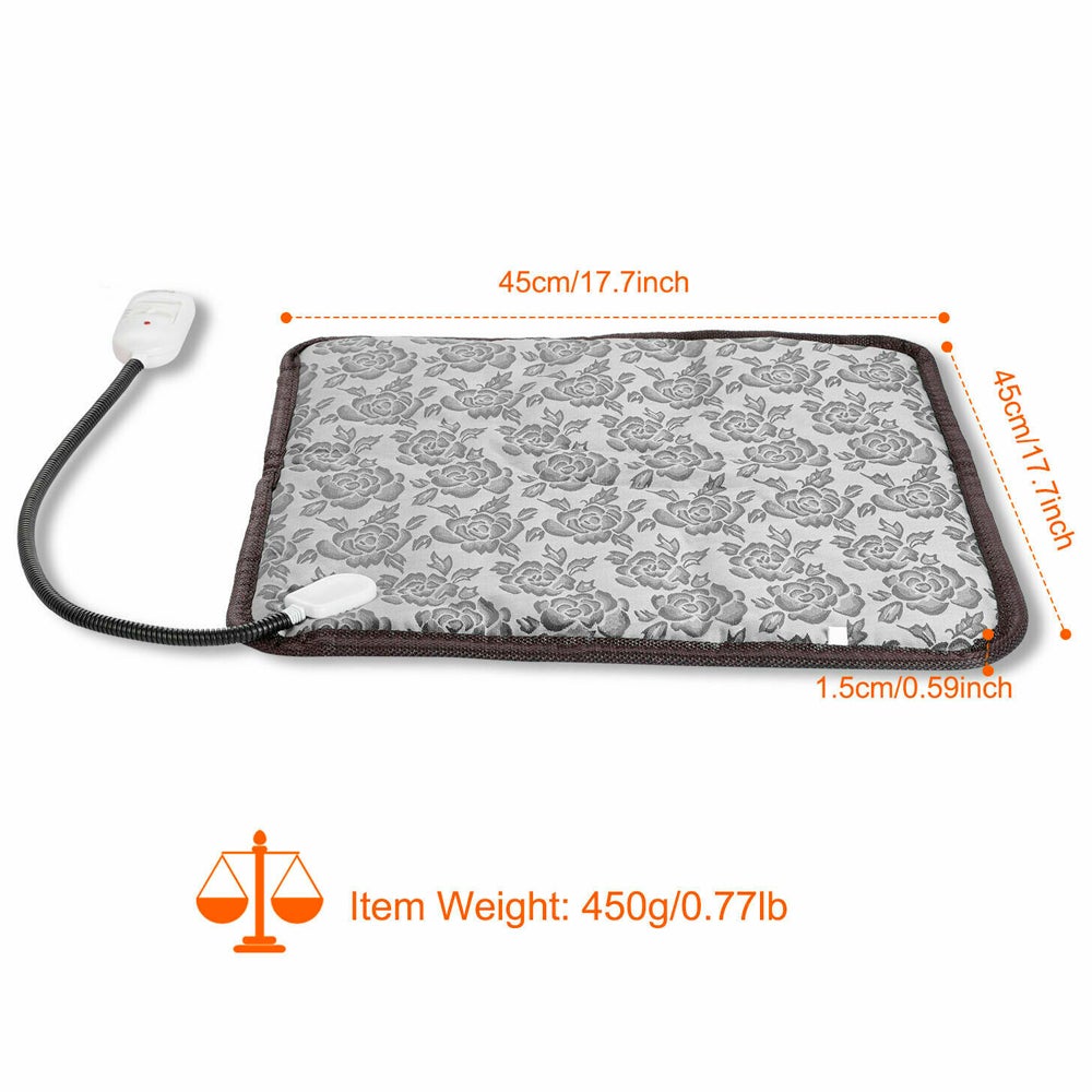 Self-Heating Waterproof Pet Bed Pad – Portable Thermal Mat for Dogs & Cats (Machine Washable)