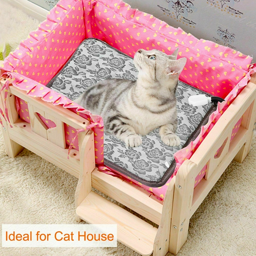 Self-Heating Waterproof Pet Bed Pad – Portable Thermal Mat for Dogs & Cats (Machine Washable)