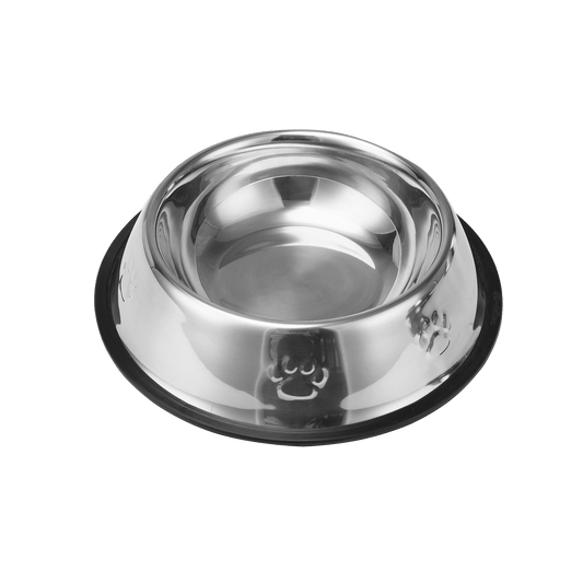 Anti-Skid Stainless Steel Pet Bowl – Large & Medium Pets