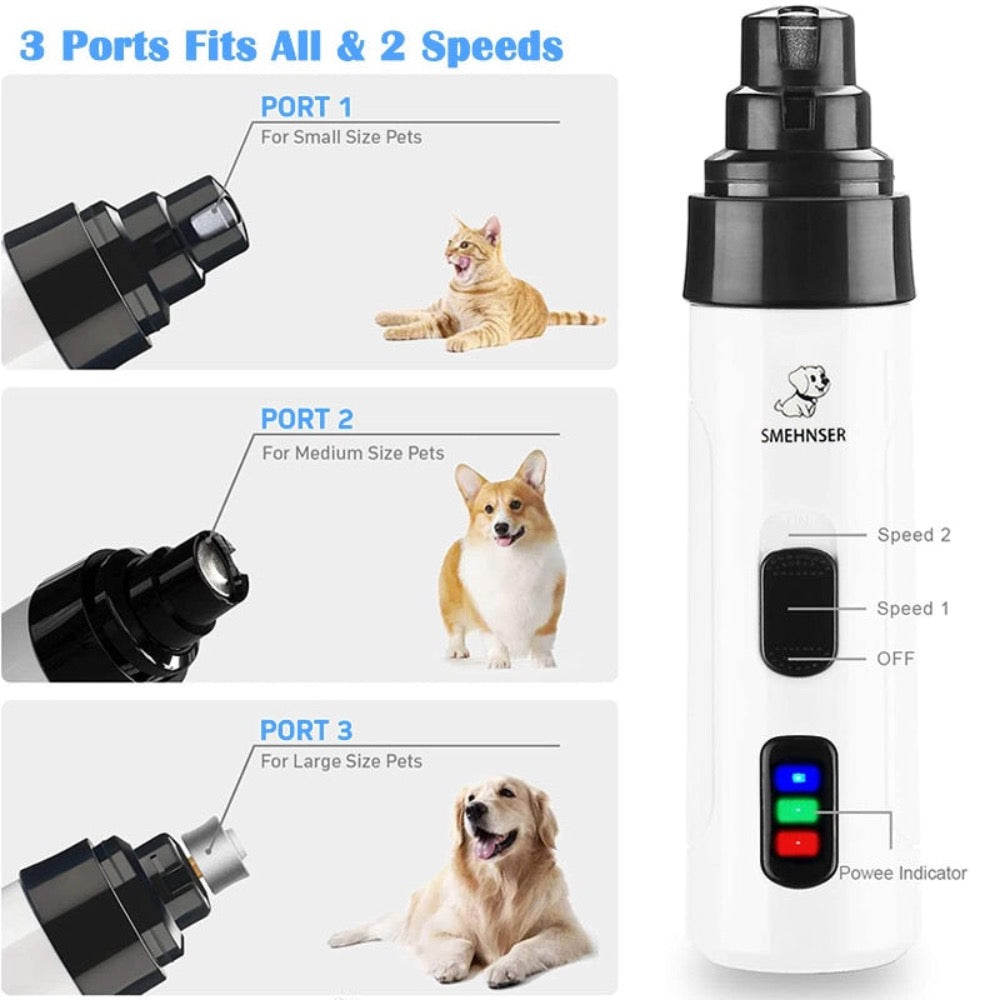Cordless Pet Nail Trimmers – Low Noise, High Precision
