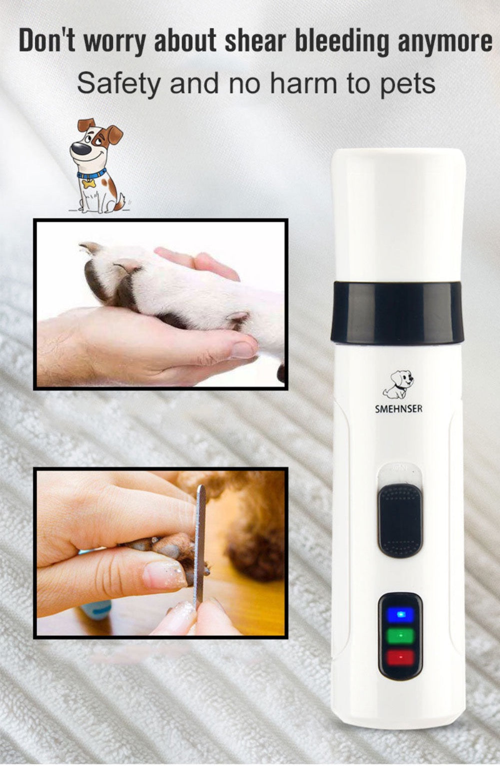 Cordless Pet Nail Trimmers – Low Noise, High Precision