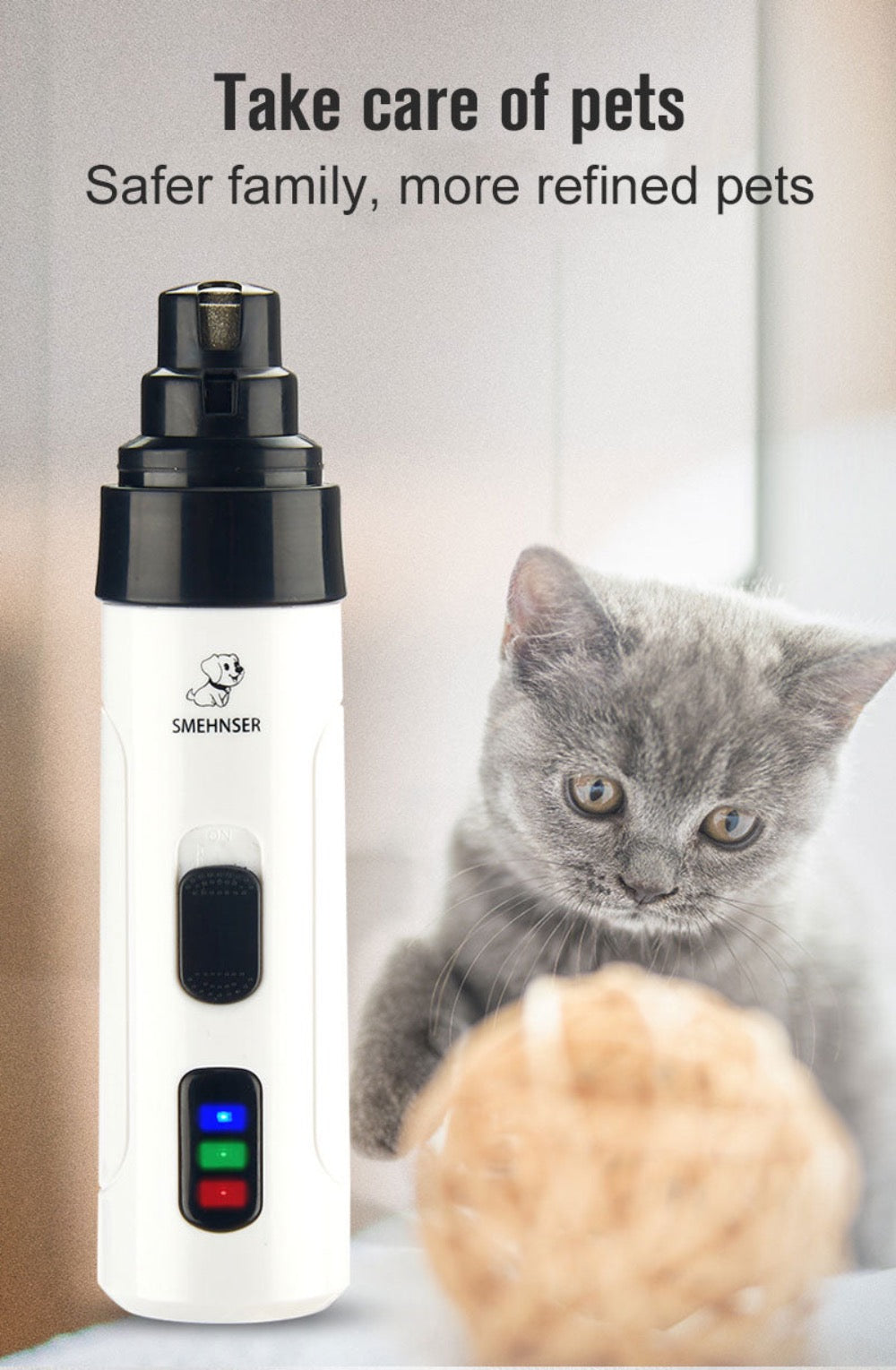 Cordless Pet Nail Trimmers – Low Noise, High Precision