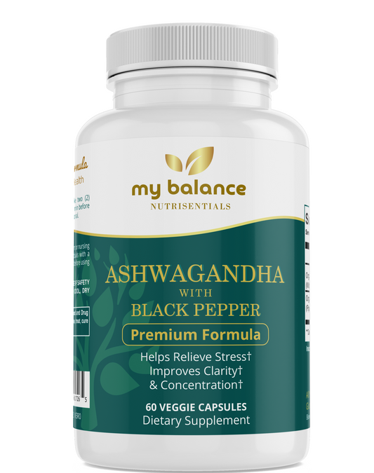 Organic Ashwagandha Capsules – Stress & Anxiety Relief Supplement