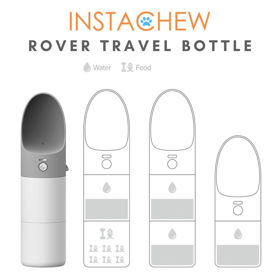 Instachew Pet Travel Water Bottle - Leakproof Portable Dog Water Dispenser (US Shipped)