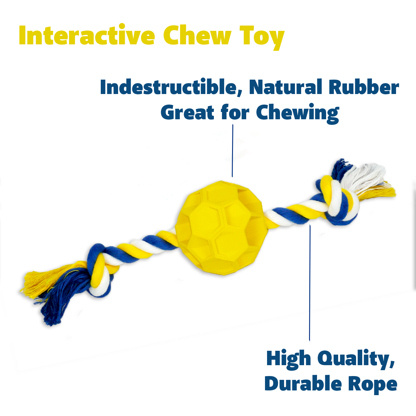 Durable Soccer Ball Tug Toy – For Active Dogs Who Love to Chew