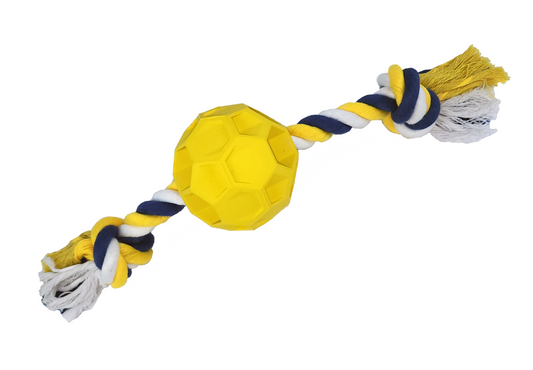 Durable Soccer Ball Tug Toy – For Active Dogs Who Love to Chew