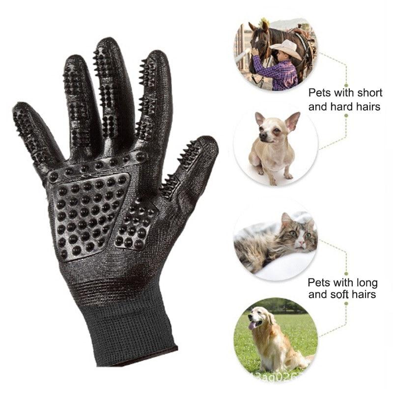 Pet Grooming Gloves – 1 Pair (Fast Shipping)