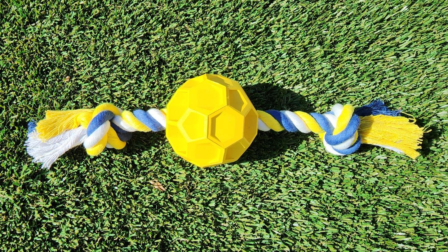 Durable Soccer Ball Tug Toy – For Active Dogs Who Love to Chew