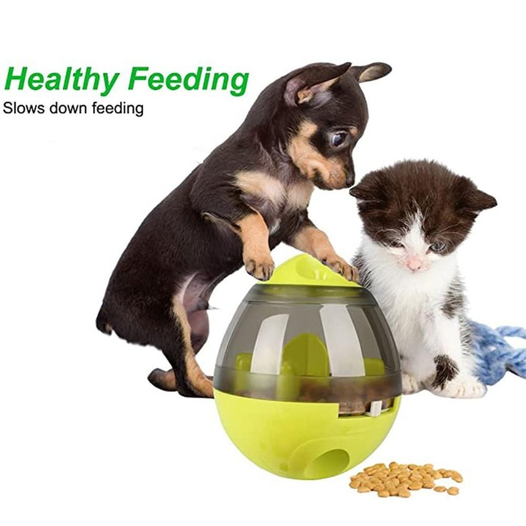 Interactive Food Dispenser Tumbler Toy for Dogs & Cats