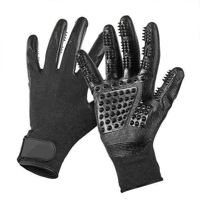 Pet Grooming Gloves – 1 Pair (Fast Shipping)