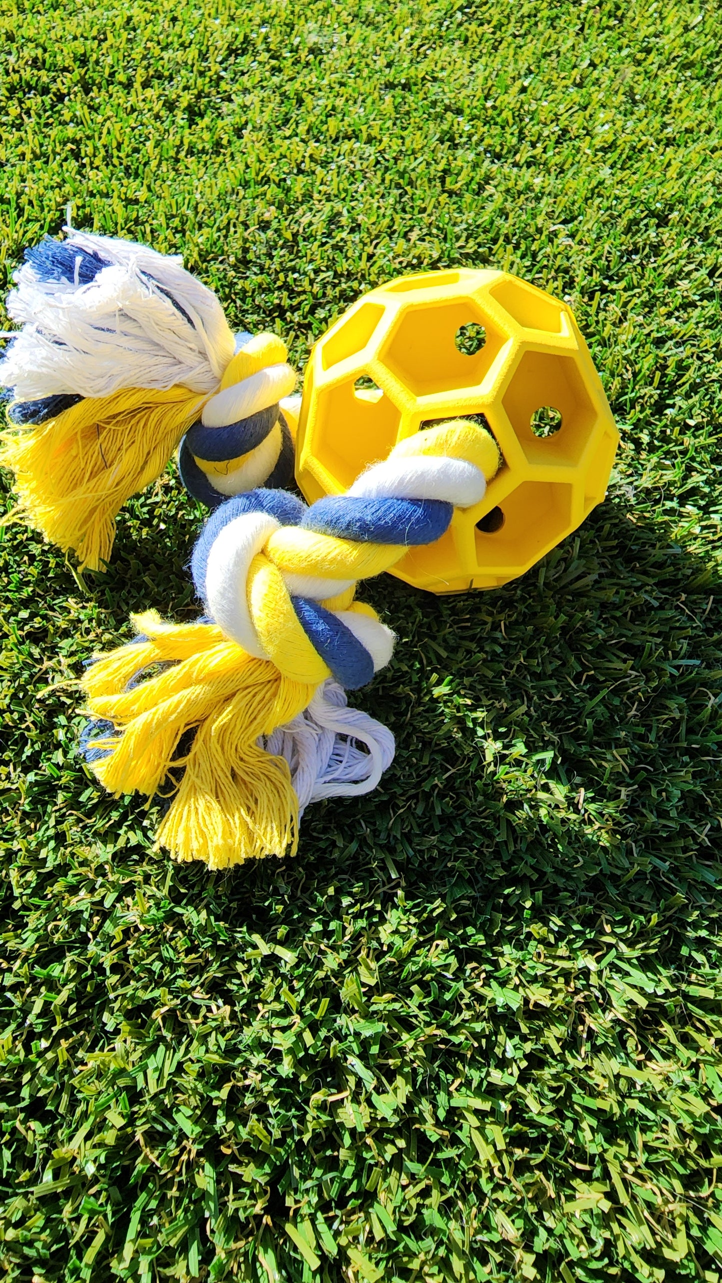 Durable Soccer Ball Tug Toy – For Active Dogs Who Love to Chew